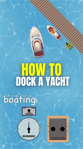 4.8K views · 926 reactions | How to DOCK a YACHT Are you stressed about docking? Do you know how to dock a boat? How To Boating will help relieve that stress so you can enjoy your time on the water, DM us for more info on private boating instruction ‍✈️ howtoboating.com #howtoboating #howto #boating #boat #yacht #dock #marina #facedock #captain | How to boating | Facebook