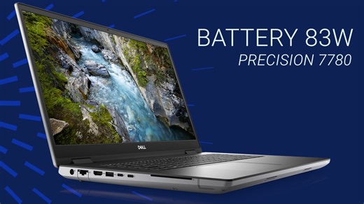 How to Replace the Battery 83W on Precision 7780