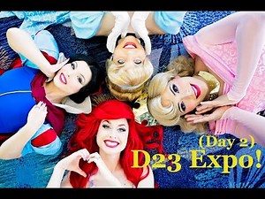 Disney's D23 Expo: Meet & Greet + Disney Princess Cosplay! (Day 2)