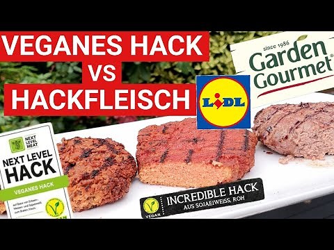 ♨️ GRILLBLITZ: Test veganes Hack Lidl Next Level Hack, Garden Gourmet Incredible Hack vs Hackfleisch