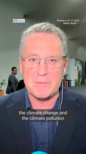 23K views · 328 reactions | Brazil’s President Luiz Inacio Lula da Silva has said that planet Earth can no longer sustain a development model based on intensive use of fossil fuels responsible for harmful emissions. Environment Correspondent George Lee reports from COP30 in Brazil. Link in bio to read more #rtenews #ireland #cop30 #climate | RTÉ News | Facebook