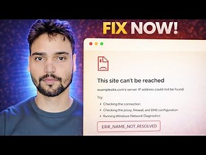 ERR_NAME_NOT_RESOLVED Error Fix 🔥 Internet Working But Website Not Opening