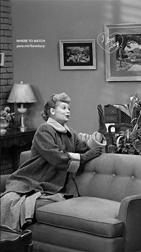 Lucy's dreams of being a mother are coming true! #ilovelucy Now Streaming on #PlutoTV and Paramount+