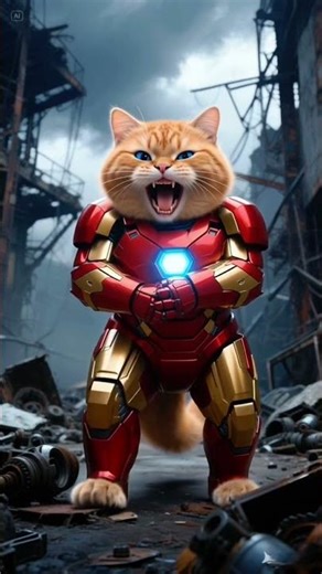 HULK vs Angry Cat 😱💥 Who Wins? #music #marvel #hulk #hulksmash #superhero #actionscene #viral