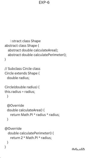 Java lab exp-6 vtu#engineering #vtu #java #programming
