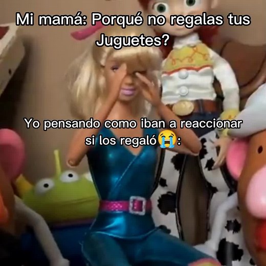 Reacciones de juguetes al ser regalados en Toy Story