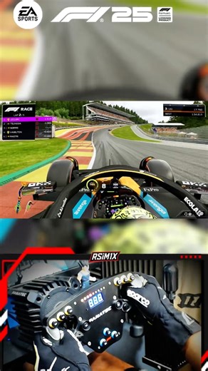 Eau Rouge!! Lando Norris Goes Full Send at Spa in F1 25 Gameplay 🏎🏁 #shorts