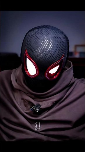 Spider Man Miles Morales Mask With Moving Eyes #shorts