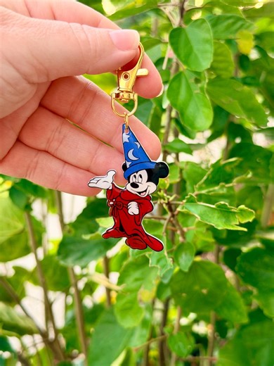 Bag Charm Sorcerer Mouse: Disney Castle, Disney Inspired Accessories, Handmade - Etsy