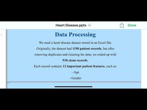 Heart disease prediction