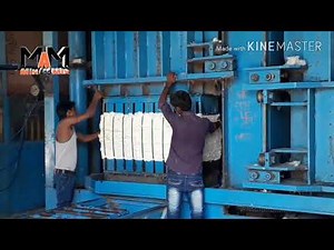 Cotton Pressing Machine works// Cotton Factory Video// Cotton Ginning// By : mix and mix:;,#