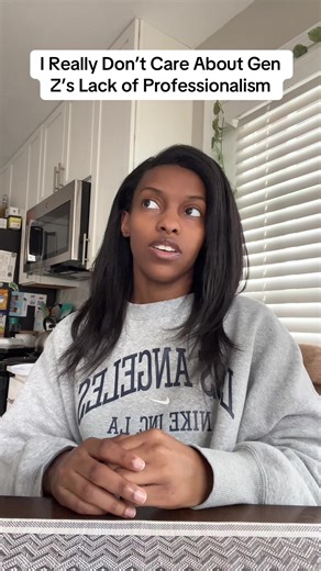 I could not care less about professionalism at this stage because I can be in dress code and use professional language and still come home to my lights off because I cannot pay my bills. | #genz #professionalism #worklife #work #professional