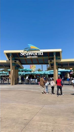 😱 New Seaworld San Diego Main Entrance! #seaworld #seaworldsandiego