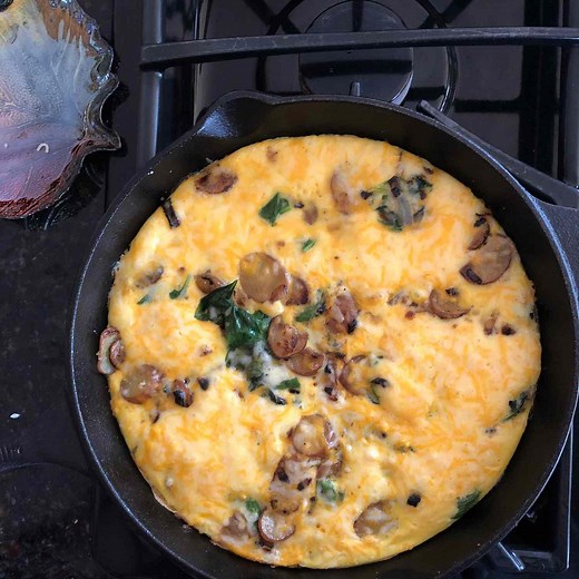 Spinach and Potato Frittata