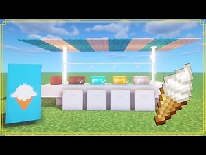 Minecraft: How to Make an Ice Cream Stand