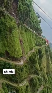 A JCB operator and the machine fell off while clearing debris from a road in Kumarsen area of Shimla district on August 2. #shimla #jcb #kumarsen #monsoon #wildcone #himachal | The Wildcone