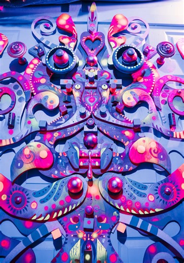 January and our 10 year anniversary has us feeling so nostalgic about how far we have come in the last decade! Creating our immersive art spaces have transformed our gallery for the better in so many ways. Every time you visit our ever-changing immersive environment, you are supporting local artists and affording us the ability to continue employing them to do what they do best-create incredible art! Our current immersive is Spookadelia: Unspoken, with brand new installations and storyline. If y