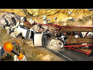 BeamNG Drive Rock Slides #2 - Insanegaz