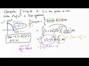 Calculus 3, Topic 21: Line integrals