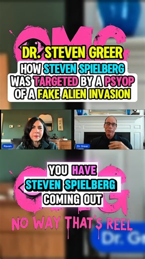 OmgNoWayThatsReel on Instagram: "Dr. Steven Greer highlights Steven Spielberg’s role in shaping public perceptions of extraterrestrials, noting a dramatic shift from benevolent portrayals to potentially fear inducing ones due to a targeted psyop. Initially Spielberg’s films like Close Encounters of the Third Kind (1977) and E.T. (1982) depicted aliens as peaceful and wondrous beings, fostering a sense of universal harmony and curiosity. However Greer reveals through a personal dinner conversatio