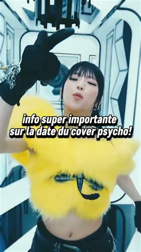 voici la date officielle du cover de psycho 😆😊🦊 #kpop #faitespercer