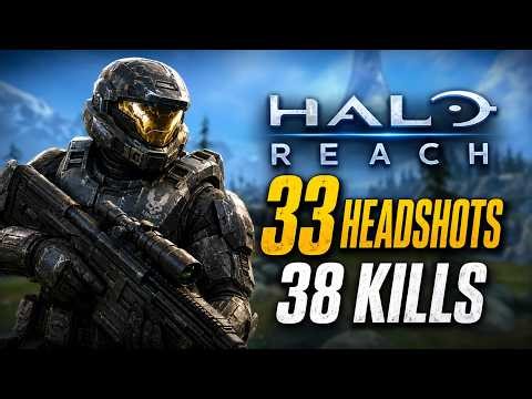 38 Kills & 33 Headshots | Halo: Reach Team Snipers (Entity POV)