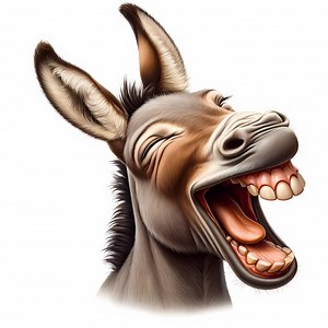 Funny Donkey Clipart: Humorous Farm Animal Art (digital Download, Commercial Use) 12 JPG - Etsy