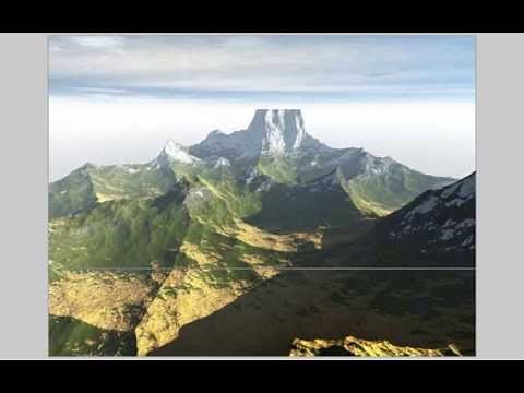 Bryce 7.1 Pro tutorial - Stacked Terrains - by Horo.