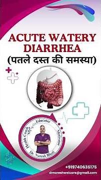 Acute Watery Diarrhea Causes Signs Symptoms Diagnosis Treatment Management Explained Videos 2025