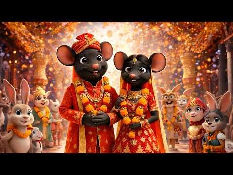 चूहे की निकली बारात Part 5 | Chuhe Ki Nikli | Barat Animal Wedding Song | Cartoon Rhymes | Hindi