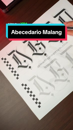 Abecedario Malandro: Aprende Lettering con Plantillas
