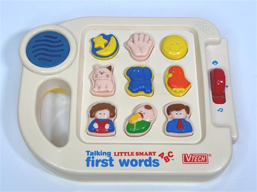 Vintage VTECH Little Smart Talking First Words Electronic Musical ABC Baby Toy - Tested & Works Watch Video - Etsy