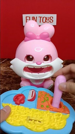 satisfying with unboxing and review Miniature pink rabbit toy🐇