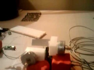 Slow, Cheap Laser Projector Rev. 3 (uses Arduino and Adafruit Motorshield)