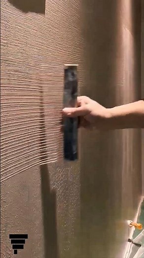 “Satisfying Wall Texture Leveling Using an Aluminum Spirit Level | Perfect Plaster Line Technique”
