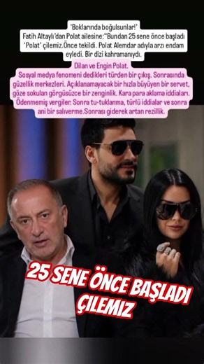 FATİH ALTAYLI 25 SENE ÖNCE BAŞLADI POLAT ÖİLEMİZ POLAT ALEMDAR DERKEN ŞİMDİ DİLAN POLAT