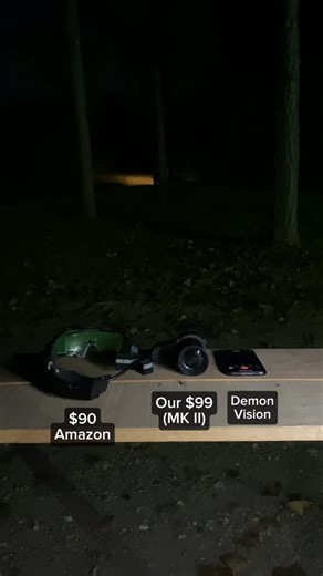 Night Knight on Instagram: "Cheap night vision goggles vs REAL military PVS14 #nightvision #comparison #nvg #review #cod"