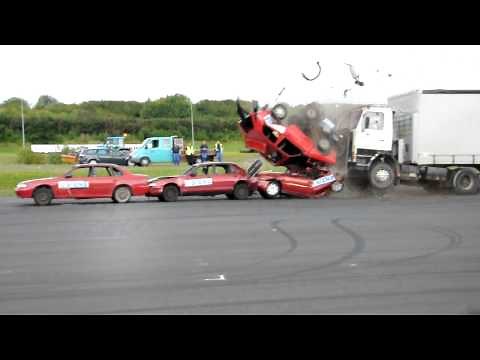 Truck crash test