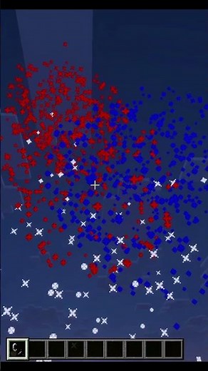 Beautiful Fireworks in Minecraft 🎇😍! #minecraft #shorts