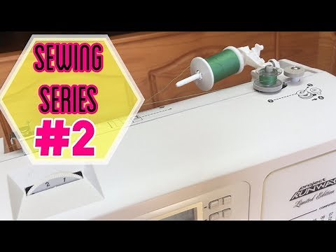 How to Thread & Load Bobbin Brother CE1100PRW / Sewing Series #2 | I'm A Cool Mom