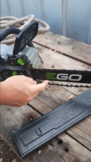 Ego 56v chainsaw tighten chain