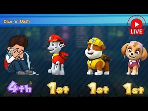🔴 Mario Party 10 All Minigame Ryder vs Skye vs Rubble vs Marshall ( Master Cpu )