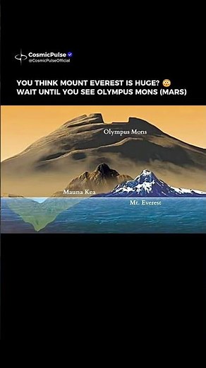 Olympus Mons Makes Mount Everest Look Tiny 😳