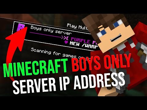 Minecraft Boys Only Server IP Address (2025)