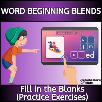 Word Beginning Blends: Fill in the Blanks (Practice Exercises) Digital Resources