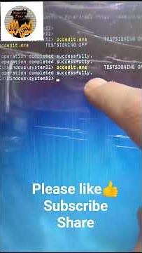 windows test mode bcdedit.exe -set TESTSIGNING OFF