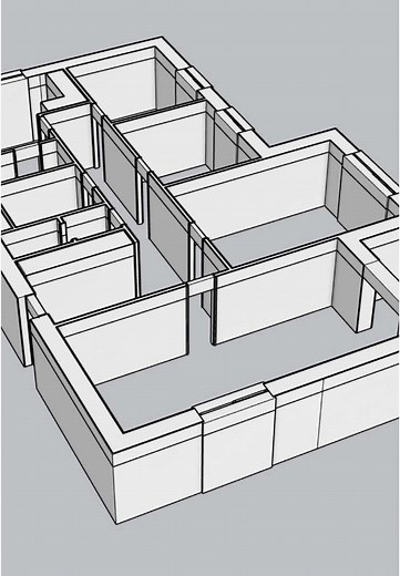 Transforming 2D Plans to 3D Models Easily with SketchUp