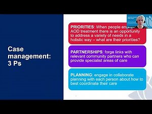 Case Management and Care Planning: Applying the NSW Health Clinical Care Standards in the AOD sector