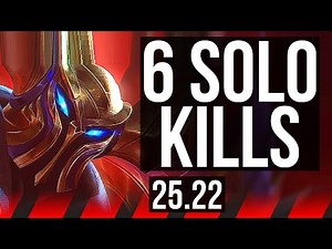 MORDEKAISER vs NASUS (TOP) | 12/2/9, 6 solo kills, Godlike | KR Master | 25.22