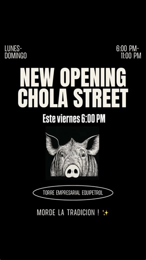 Chola Street está de vuelta!📍Plaza Centro Empresarial Equipetrol. Vuelve para redescubrir el auténtico sándwich de chola elevado a su máxima expresión. Viernes 03 desde las 6PM #cholastreet #fyppppppppppppppppppppppp #equipetrol #santacruz #foodies